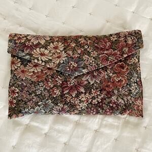 VTG Shirl Miller Ltd. Tapestry Envelope Clutch | Mulitcolor | 1980s | EUC